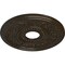 Ekena Millwork Genevieve Medallion (Canopies up to 3 1/2"), 16 1/8"OD x 3 1/2"ID x 7/8"P, Stone Hearth Crackle CM16GNSHC - alternate 2